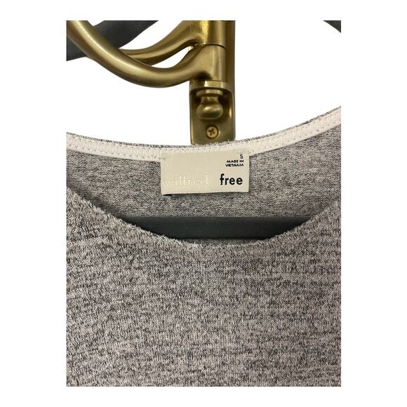 Aritzia Wilfred Free Lorelei T Shirt Dress Jersey Knit Short Sleeve Gray Size S - Picture 12 of 13